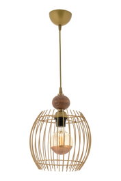 Opviq Lillian Wood Dorado y Natural
